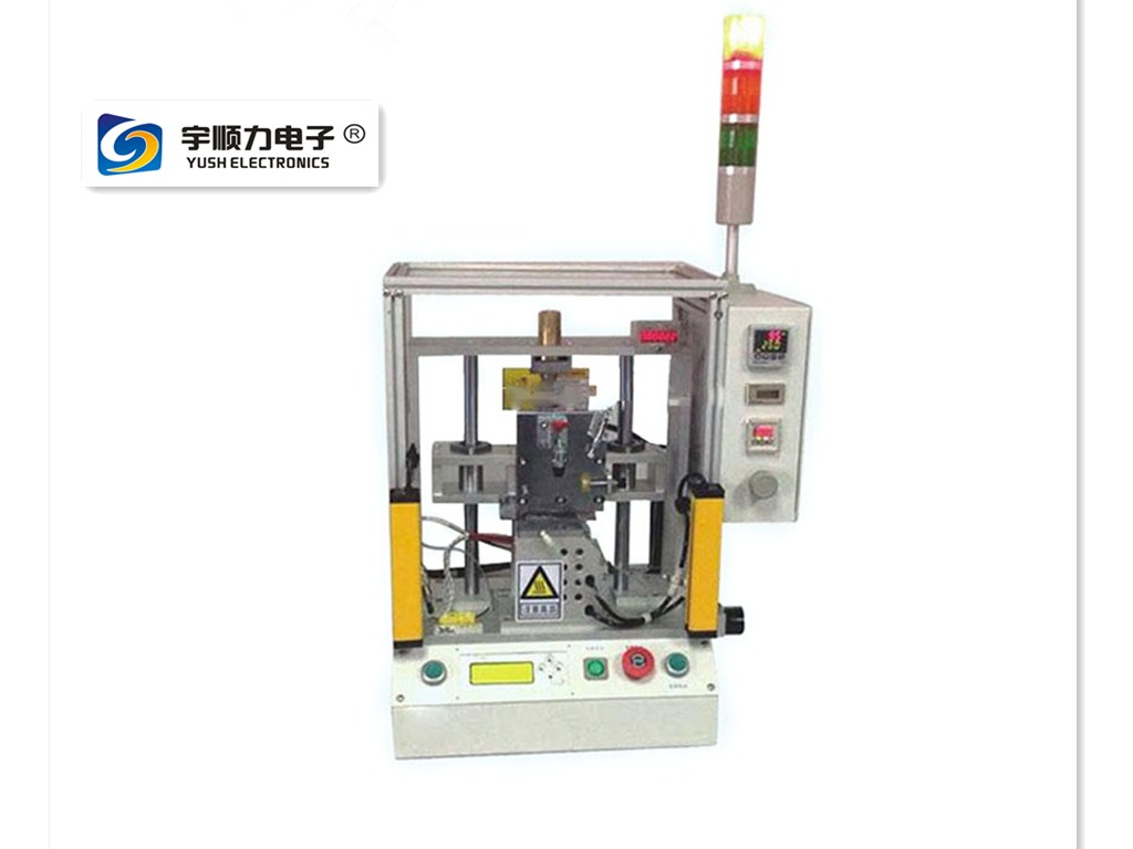 墨盒芯片焊接機(jī)自由浮動(dòng)頭設(shè)計(jì)，確保產(chǎn)品受壓平均